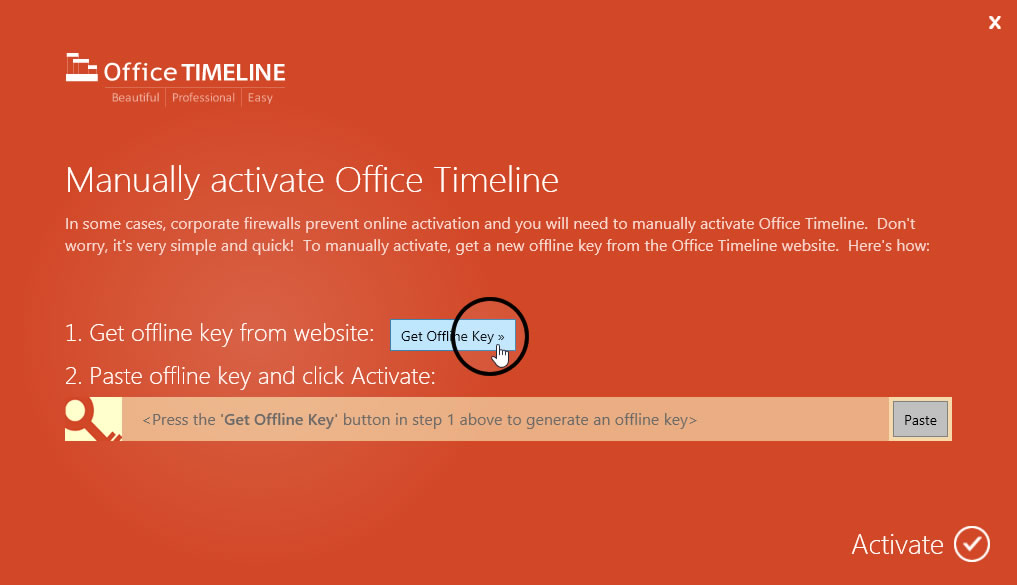 How to activate your new Office Timeline Add-in license – Office Timeline  Add-in Support Center