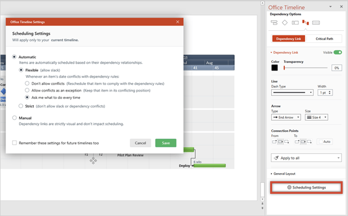 access-local-dependency-settings