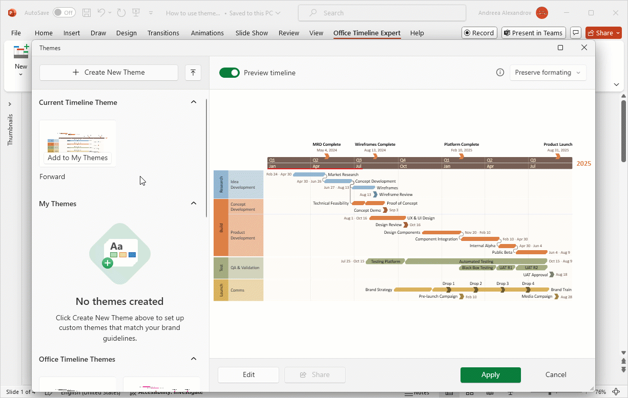 apply-theme-office-timeline