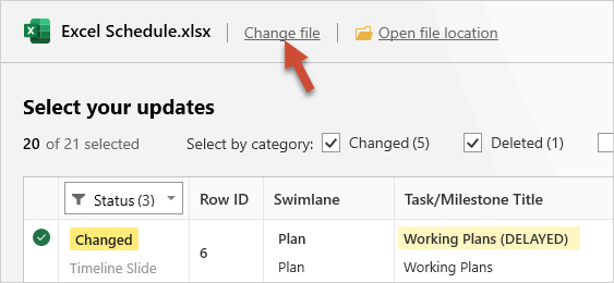 change-file-refresh-data-excel