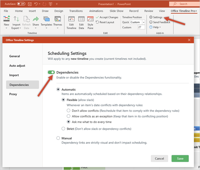 enable-dependencies-global-settings-office-timeline