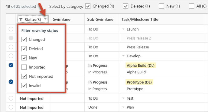 filter-rows-by-status-jira-refresh-data