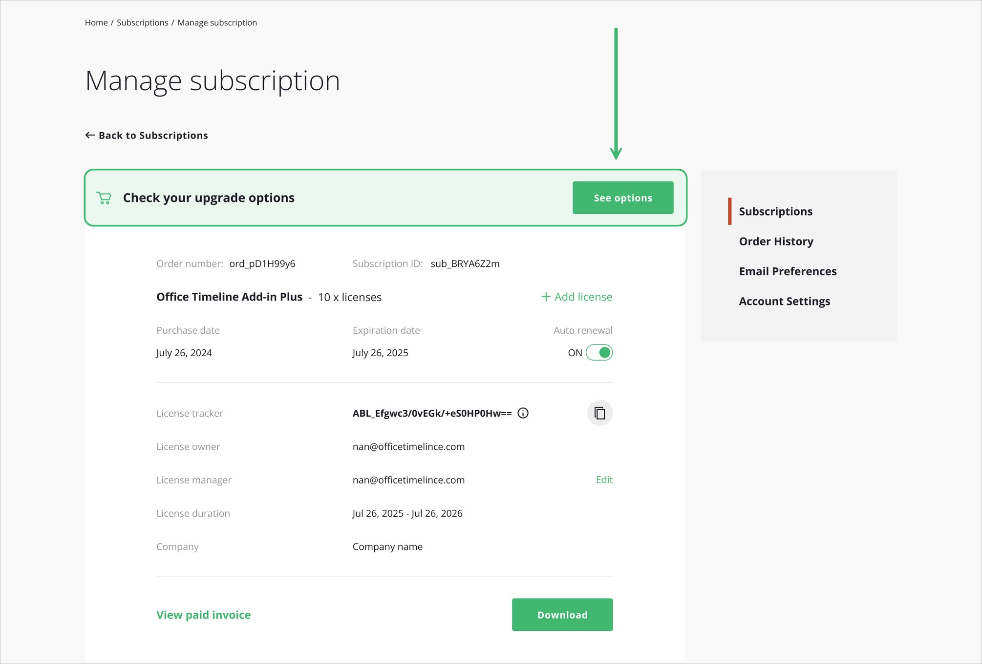 How to upgrade your existing subscription to Expert