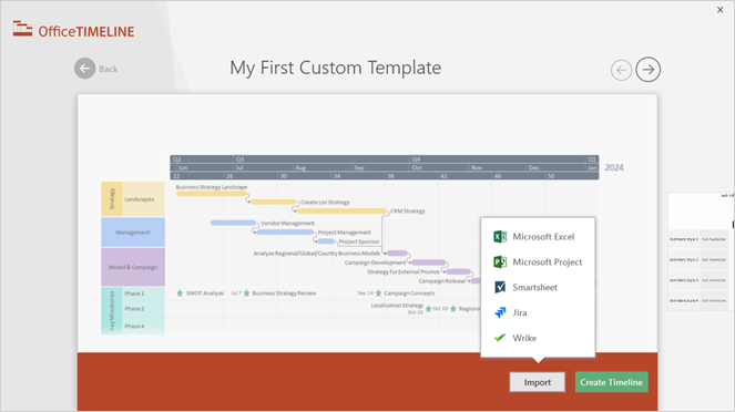 import-into-custom-template