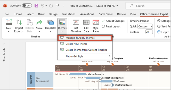 manage-and-apply-themes-button-office-timeline-ribbon