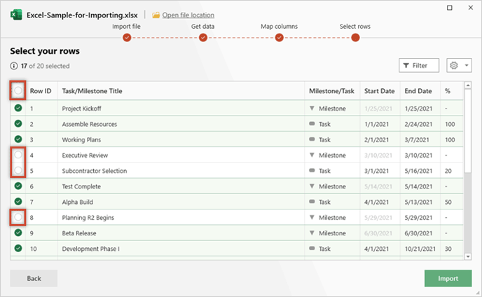 select-individual-rows-excel-import