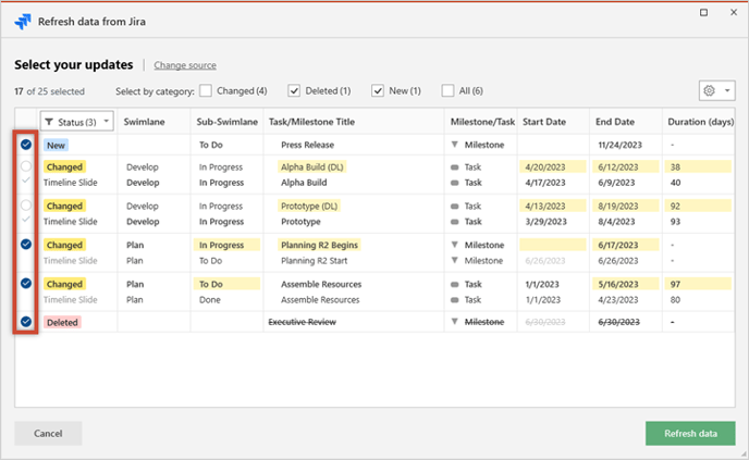 select-individual-updates-jira-refresh-data