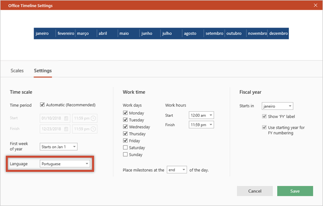 select-language-timescale-settings