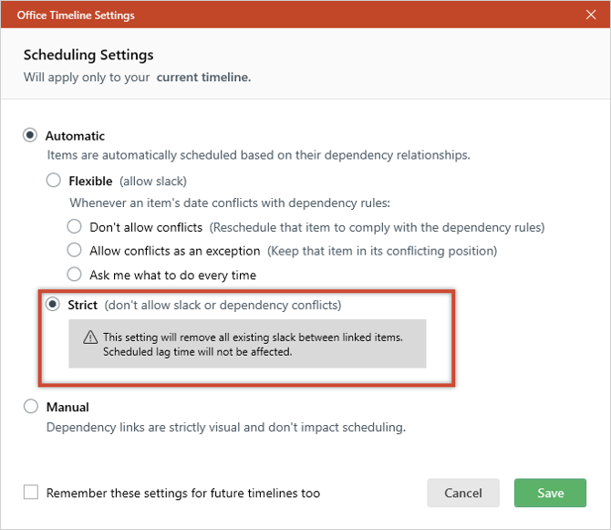 strict-automatic-scheduling-setting